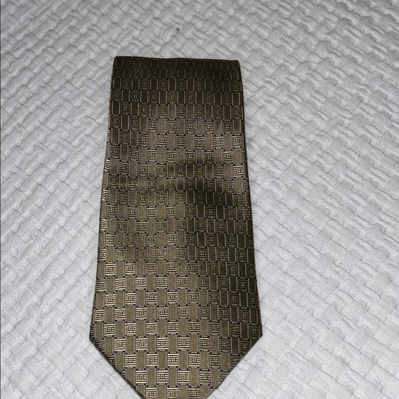 Pierre Cardin Gold and Red Paisley Tie Set - Picture 9 of 9